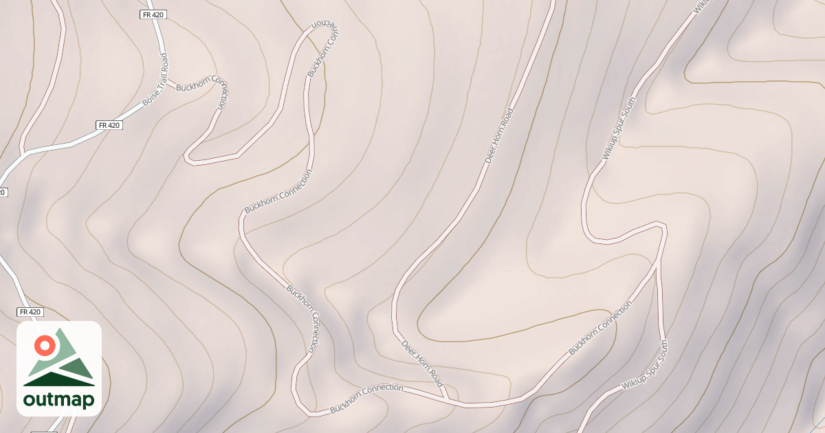 Map of BUCKHORN CONNECTION