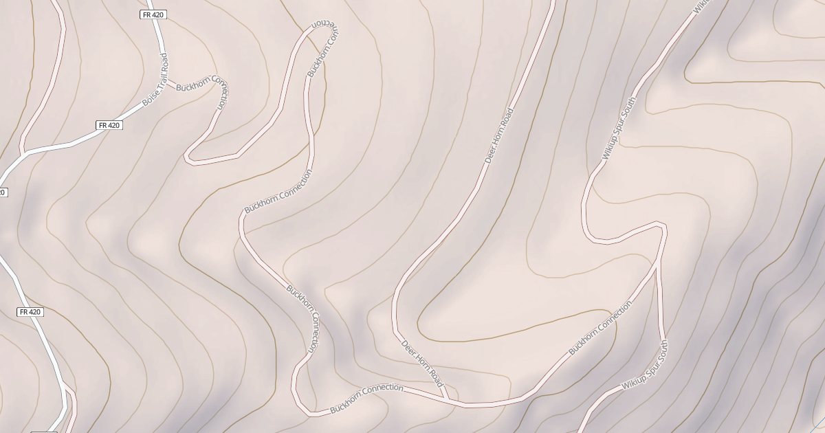 Map preview of BUCKHORN CONNECTION