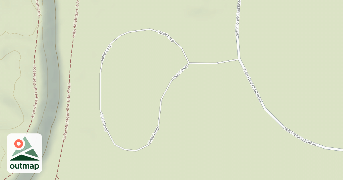 Map of VIOLET LOOP LMRA CG