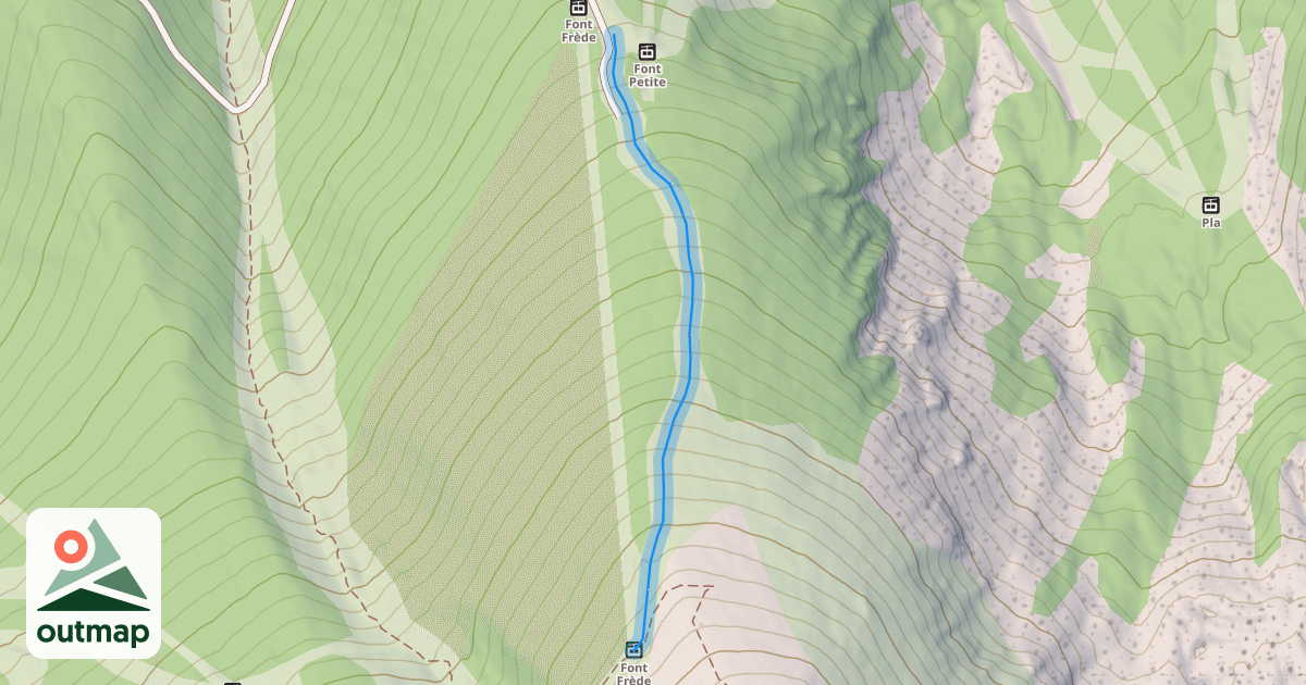 Map of Les Rhodos