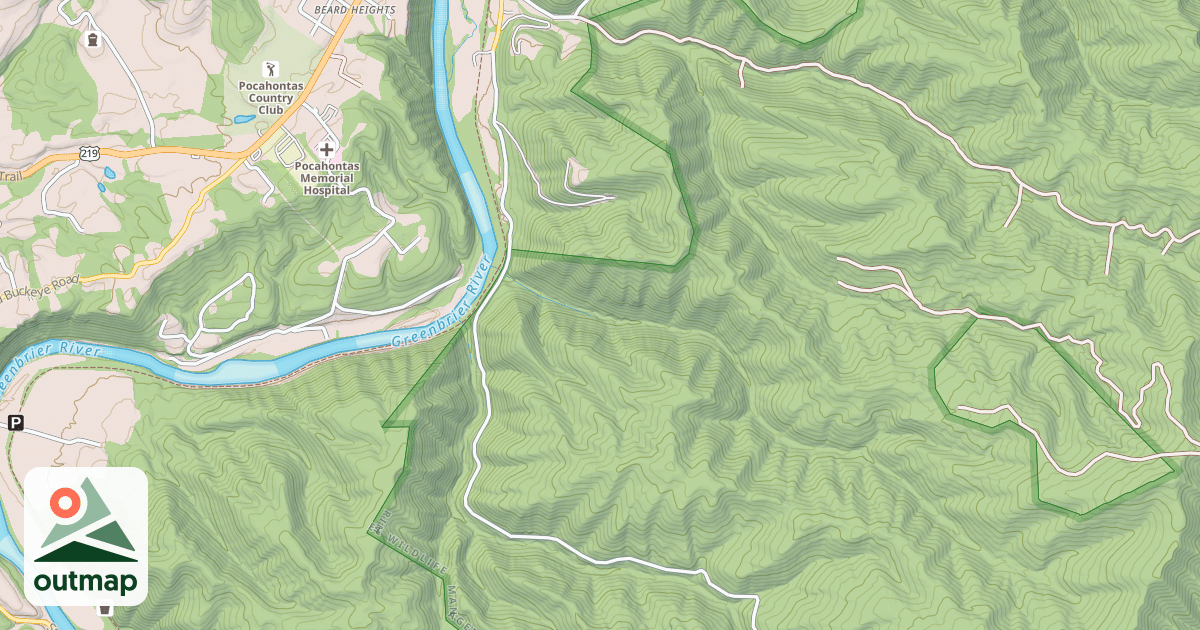 Map of MONDAY LICK