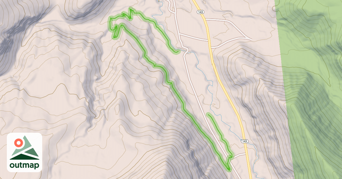 Map of Electric Avenue Trail
