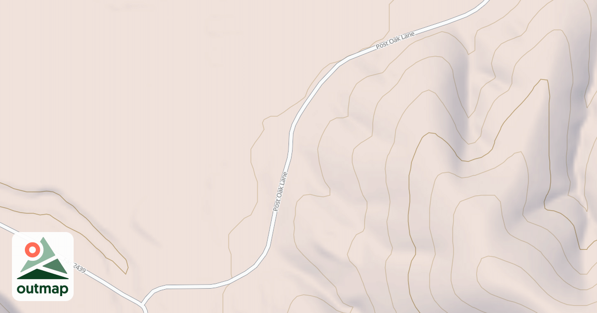 Map of POST OAK LANE