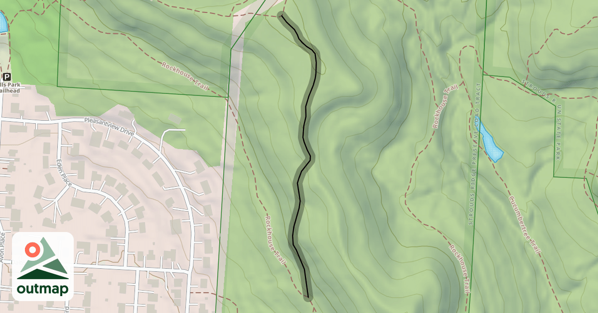 Map of Paw Paw Trail