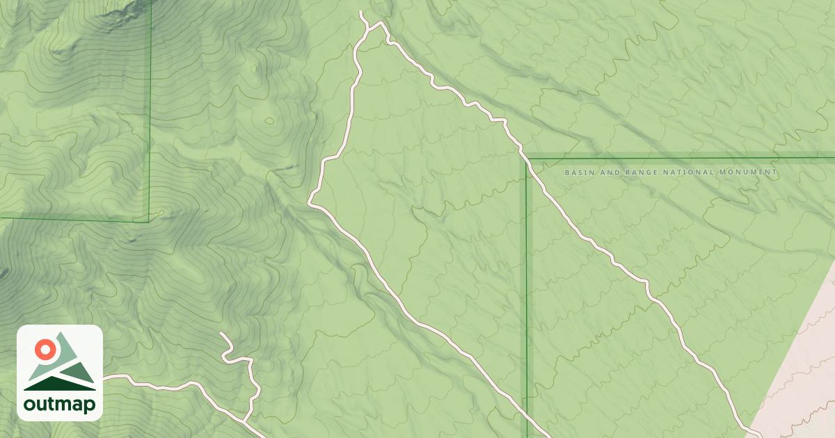 Map of BRUNO CANYON TRAIL