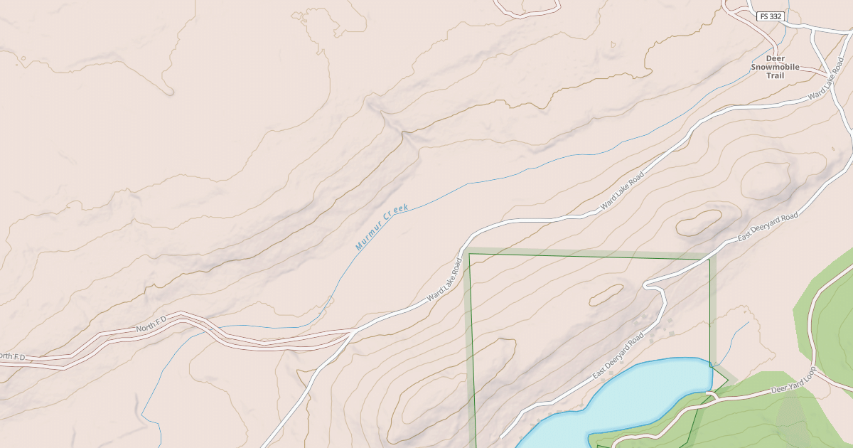Map preview of DEER SNOWMOBILE SPUR E