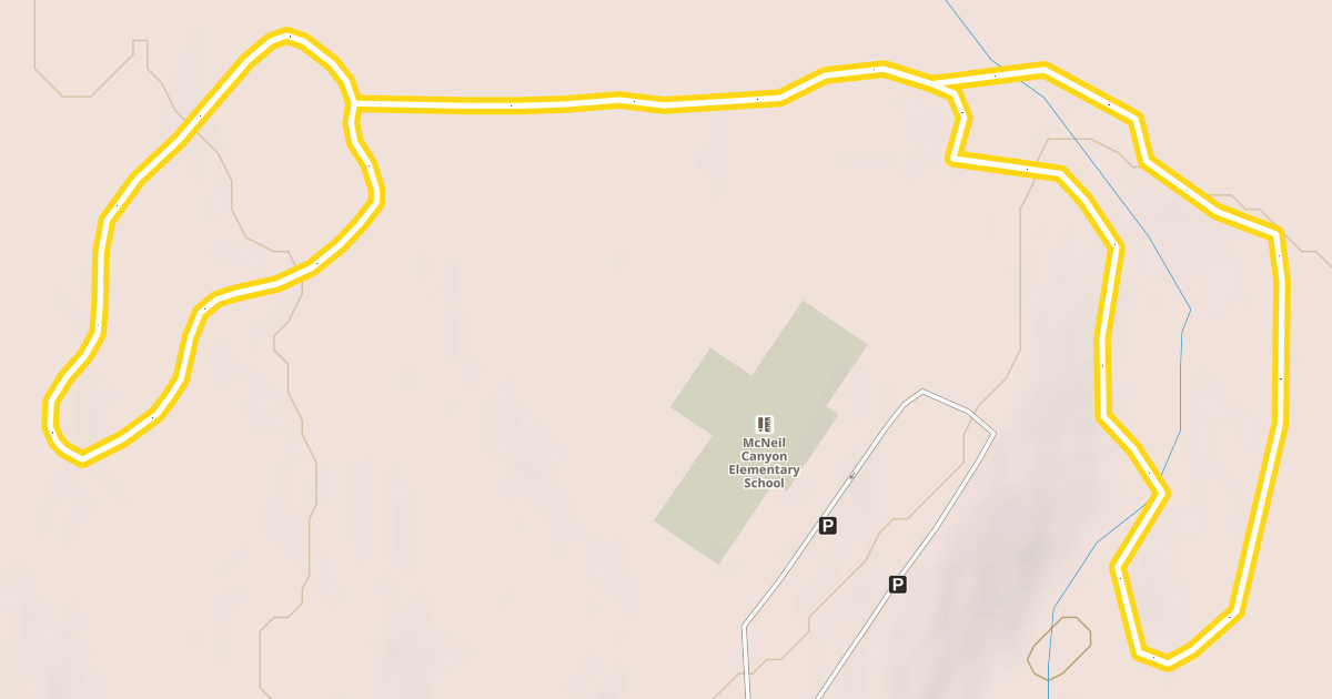 Map preview of School Loop