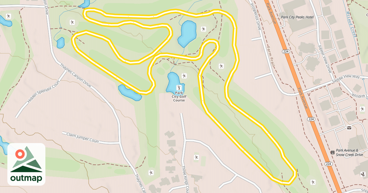 Map of 3K Nordic Loop