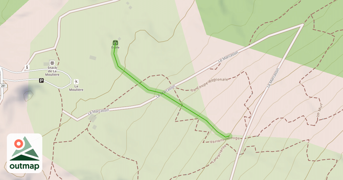 Map of Le Faucon