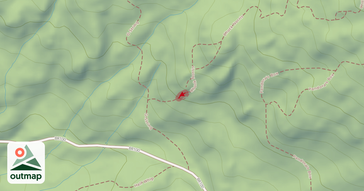 Map of Chuck Norris