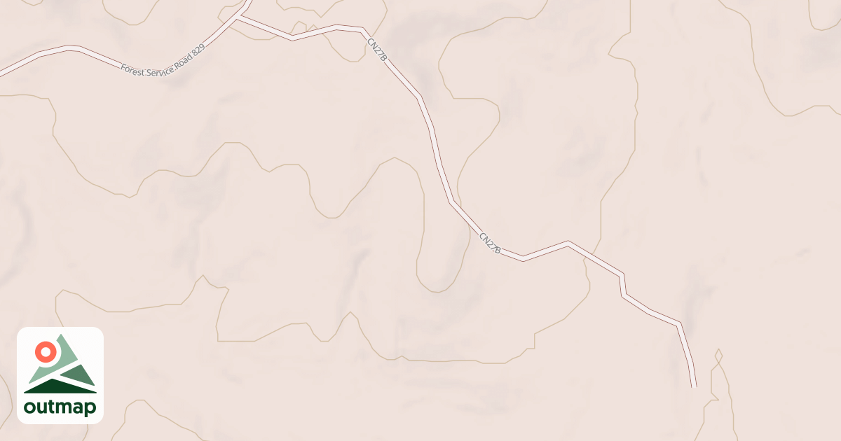 Map of USFS National Forest System Roads {129A59BF-967A-44E1-AFD8-B3C40E370786}