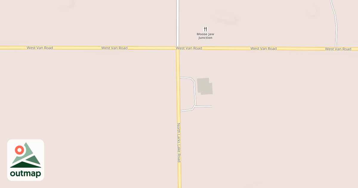 Map of Indian Gardens Orv Route