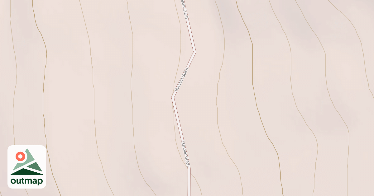 Map of Hannan Gulch East