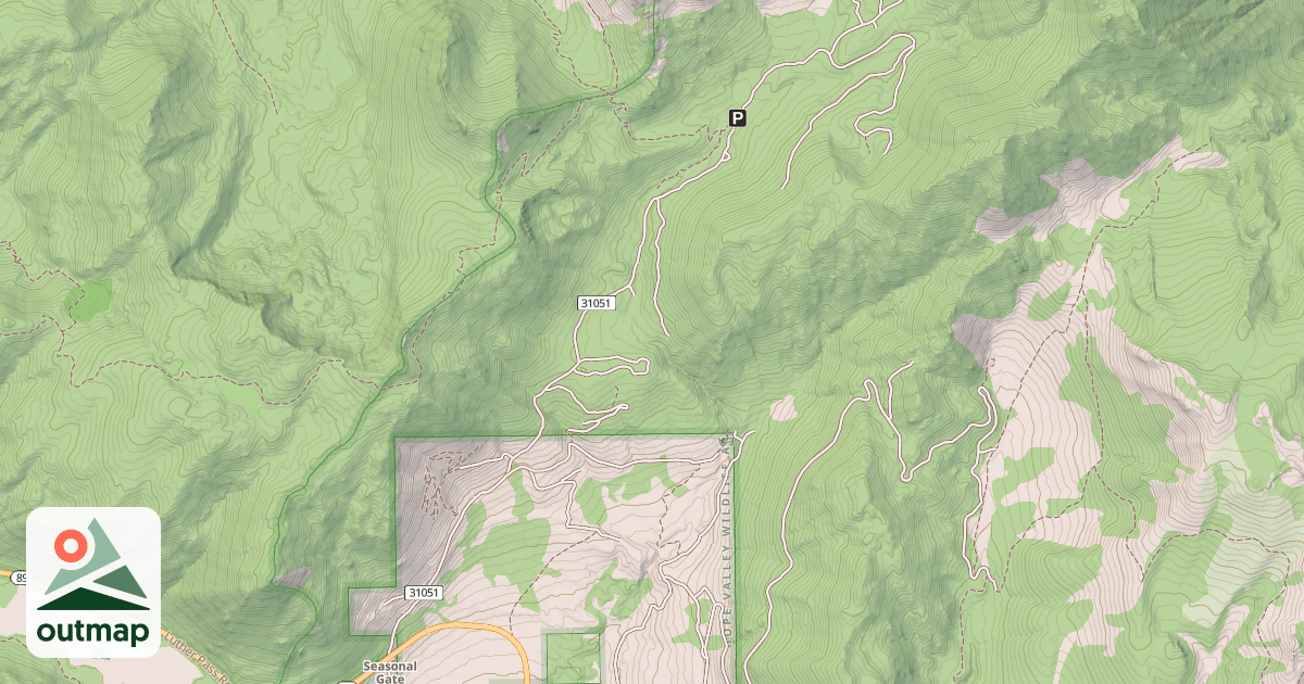Map of HORSE MEADOWS ROAD