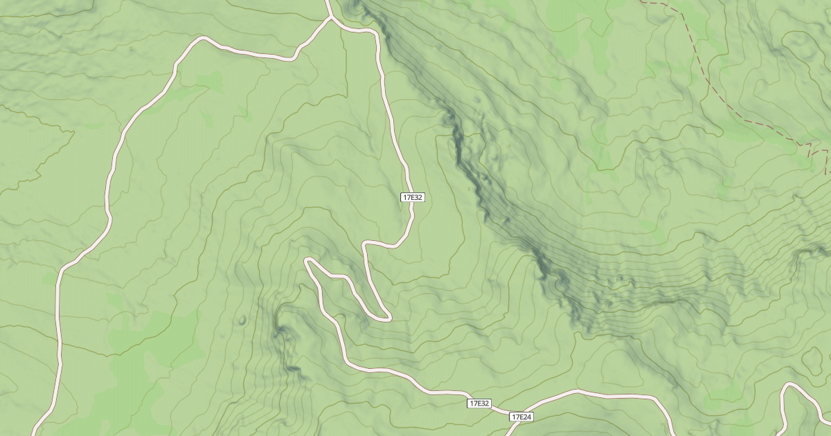 Map preview of Porthole Gap 4wd Trail
