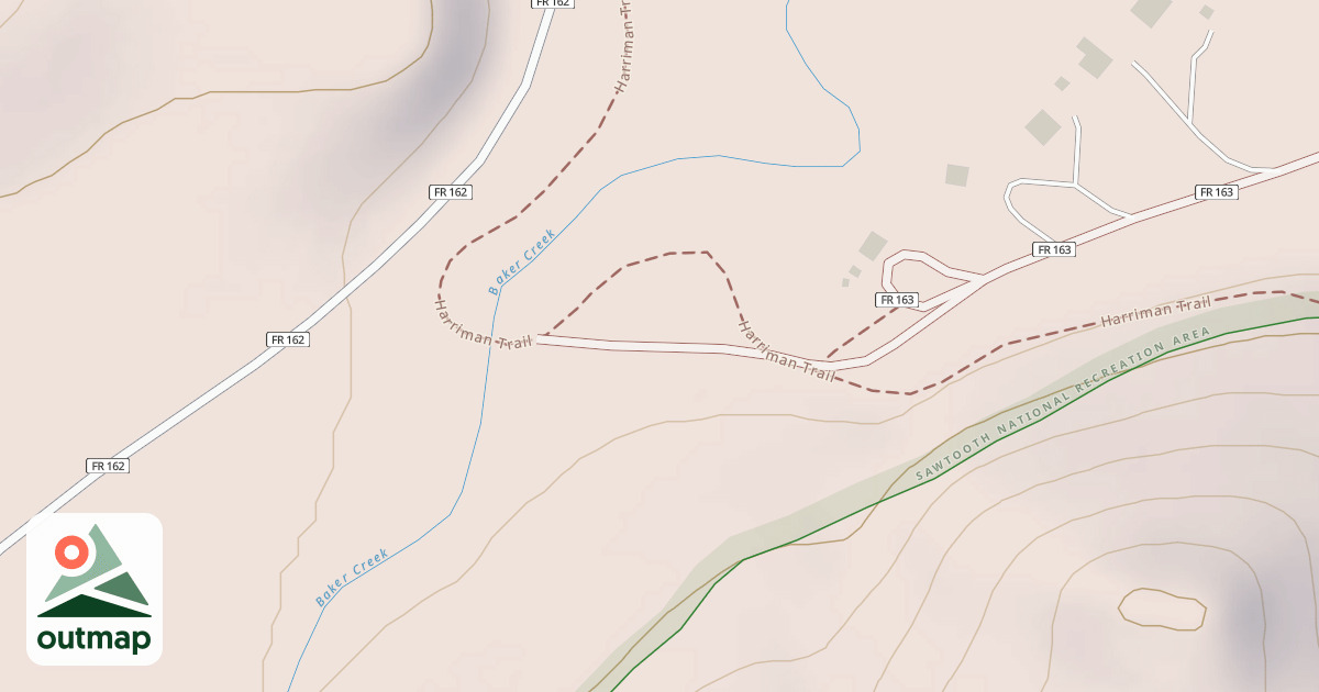 Map of Baker Cr Summer Home Connector