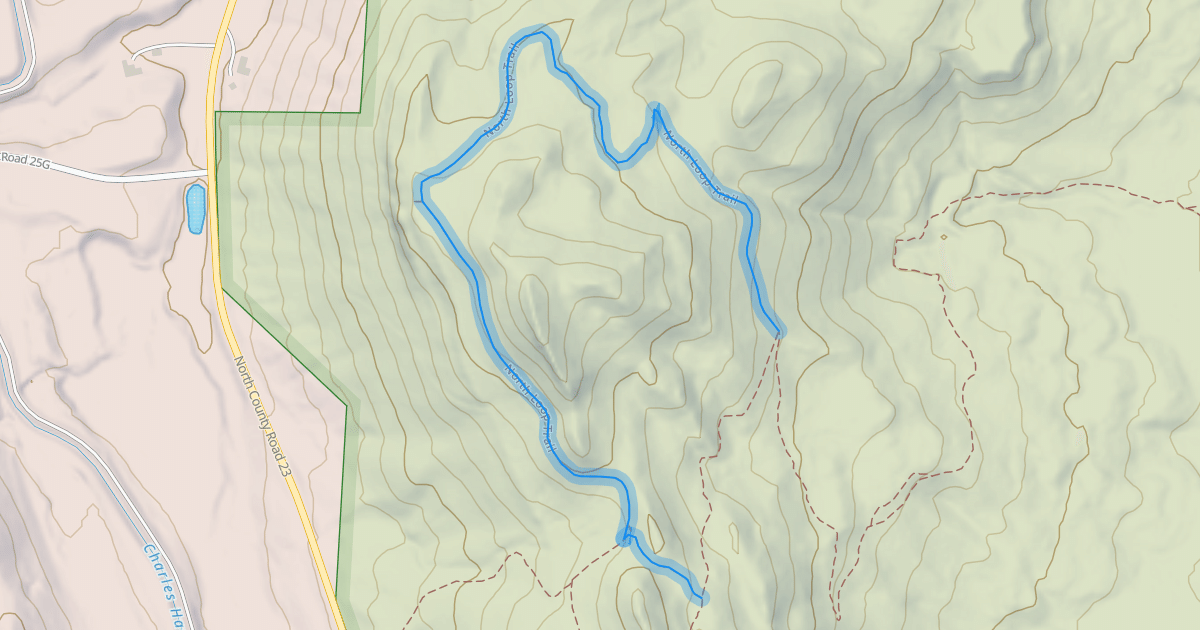 Map preview of North Loop Trail