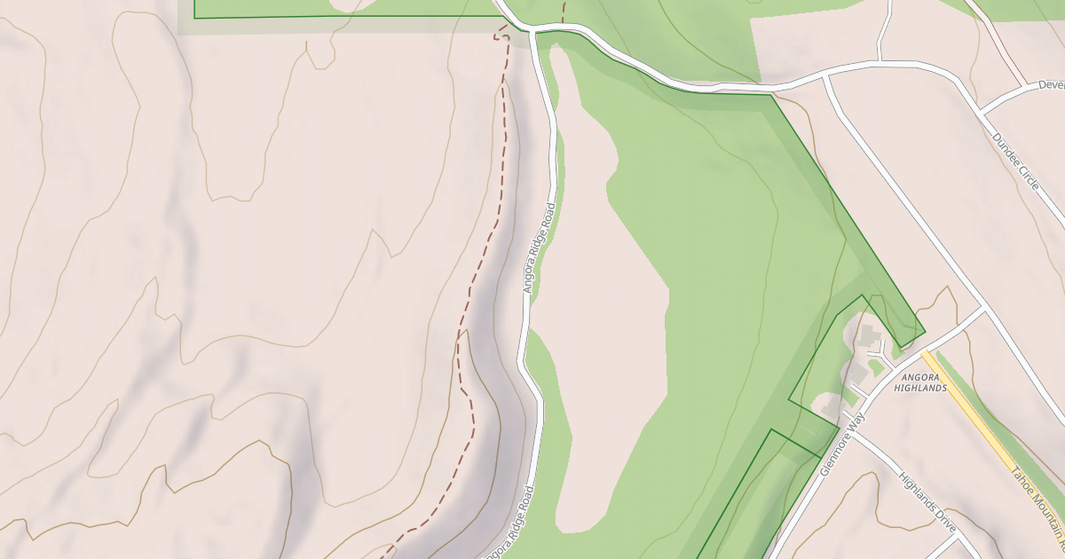 Map preview of ANGORA RIDGE ROAD