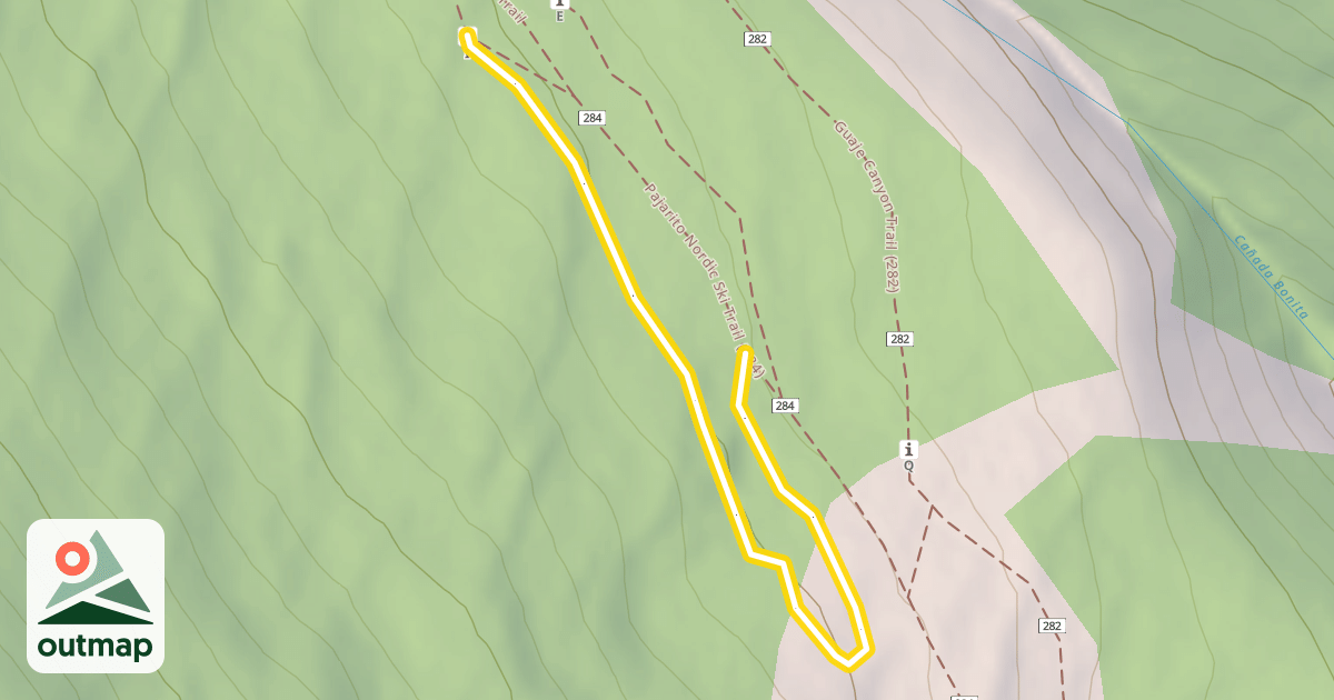 Map of Dave's Doggie Trail