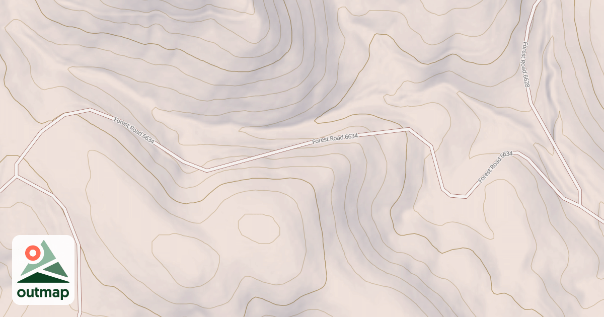 Map of USFS National Forest System Roads {00593B15-52C6-4CC7-A7B3-570230AB7919}