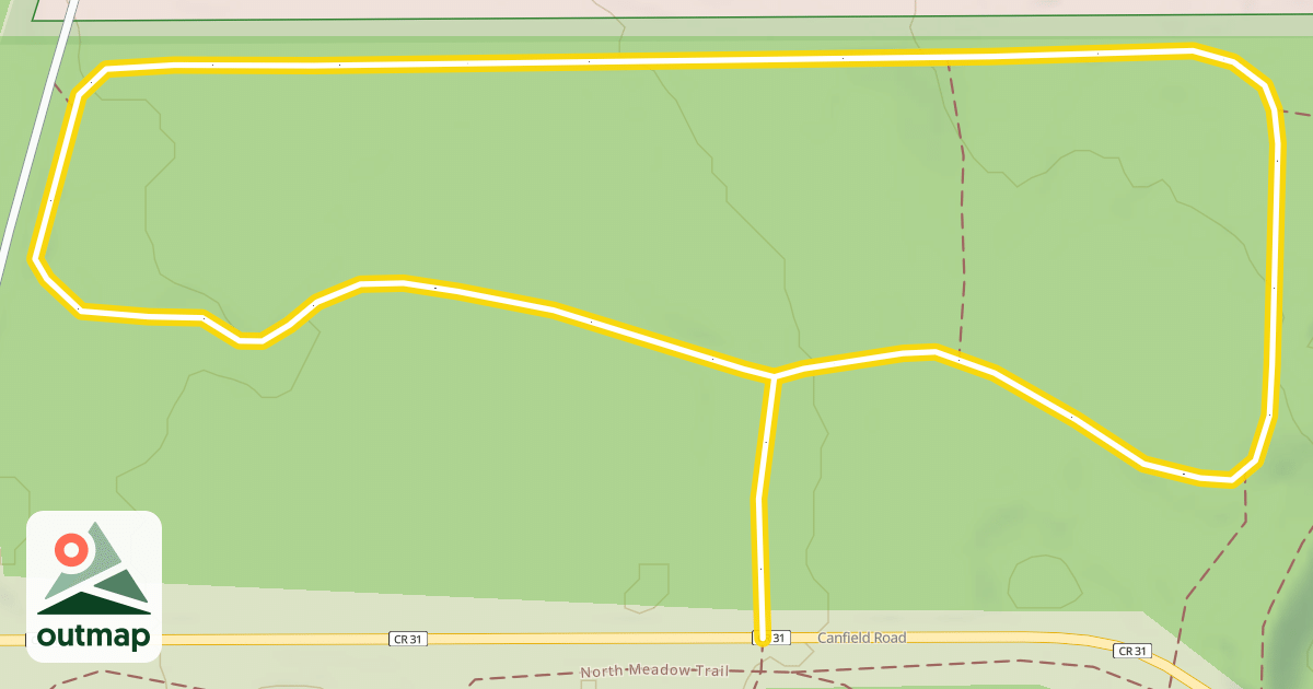Map of Pine Woods Trail