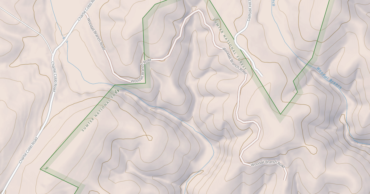 Map preview of WOODAL BRANCH