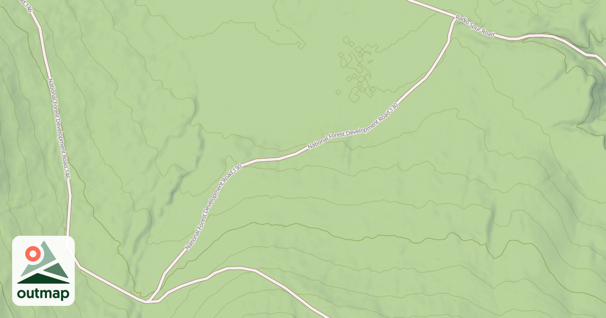 Map of USFS Motor Vehicle Use Map Roads {69B91230-13F6-4A7B-AC2F-F2B5DA638091}