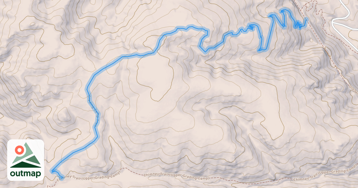 Map of Grading Camp Trail