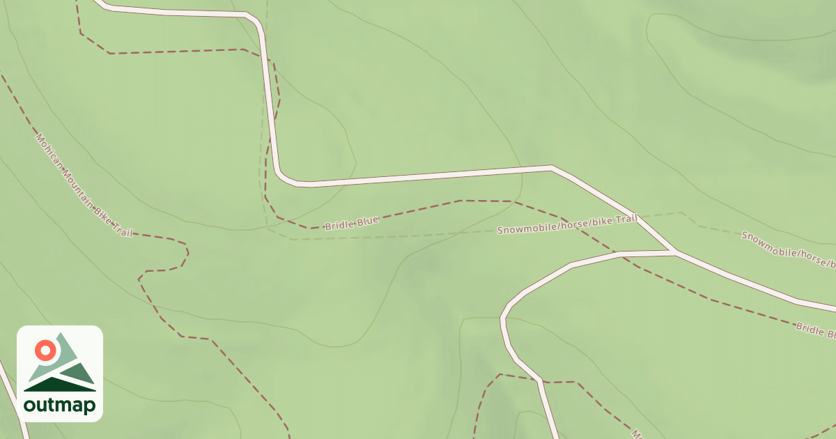 Map of Snowmobile Trail