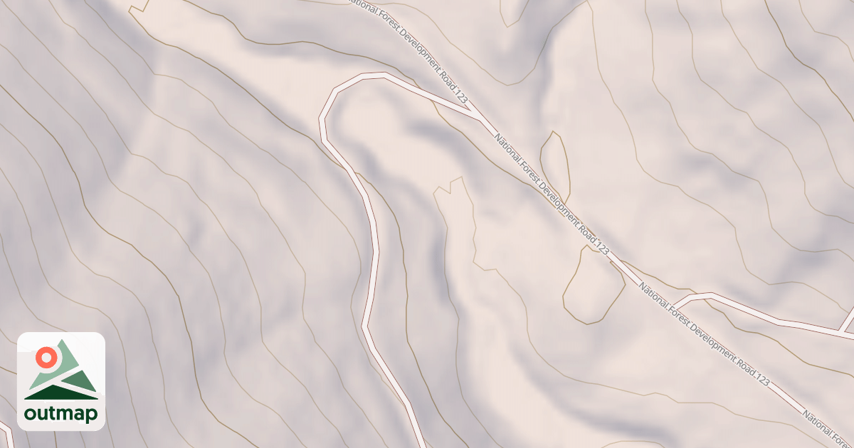 Map of GROUSE CREEK RIDGE CUTOFF