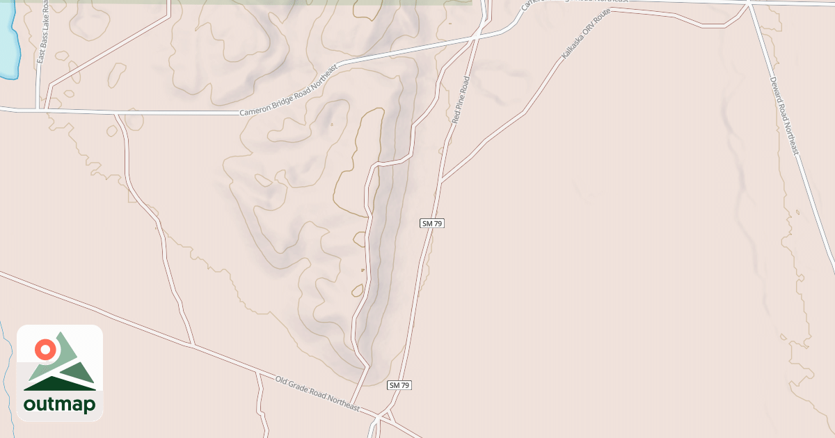 Map of Kalkaska Trail