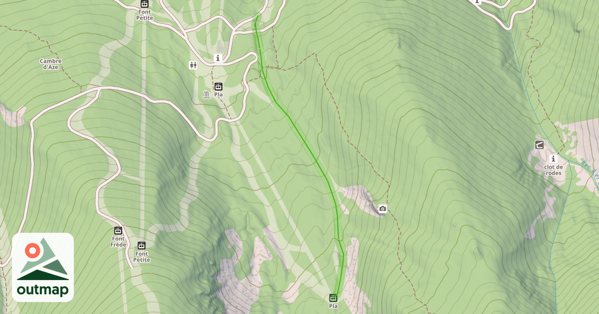 Map of Le Roc Rouge