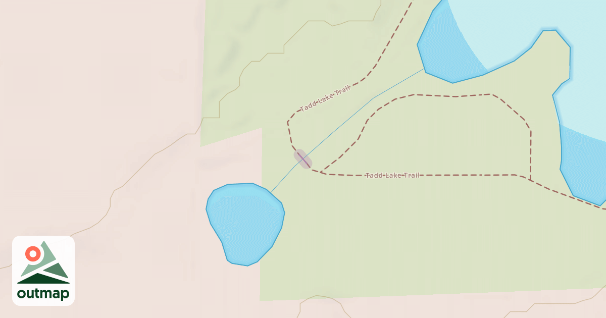 Map of Tadd Lake Trail