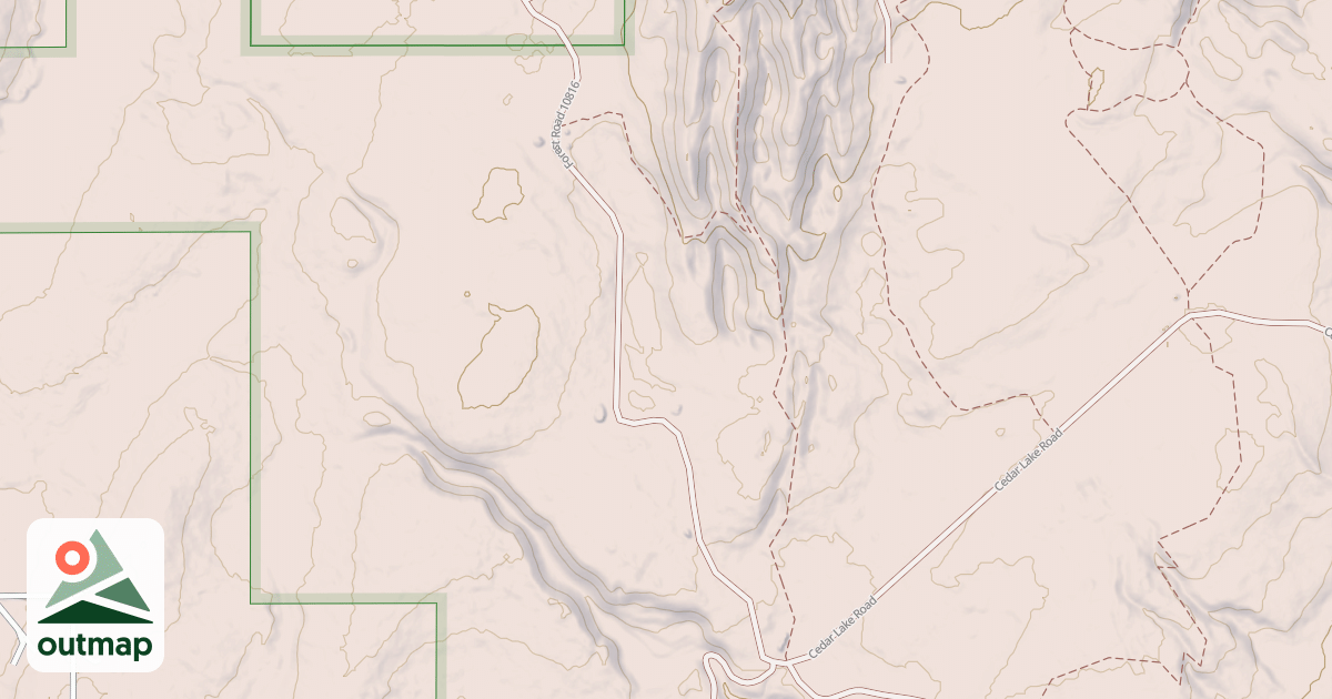 Map of CEDAR LAKE