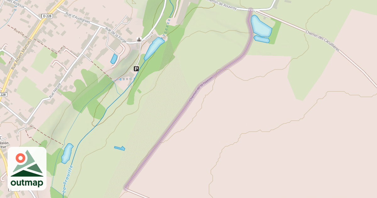 Map of Chemin de la Nation
