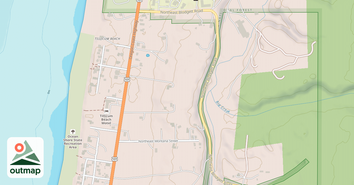 Map of BLODGETT