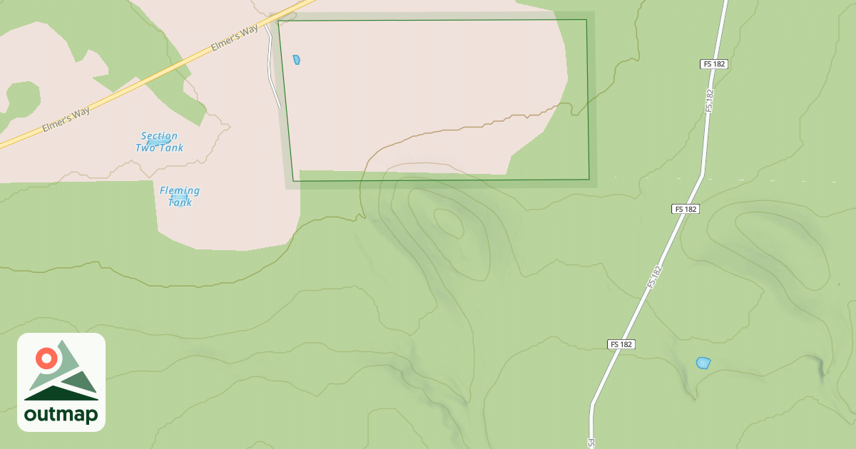 Map of USFS National Forest System Roads {11290075-F529-4710-8325-6E7E091BBD7C}
