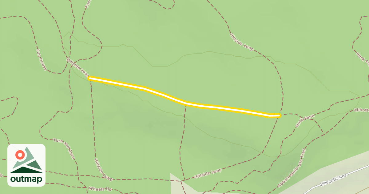 Map of Hillside Loop