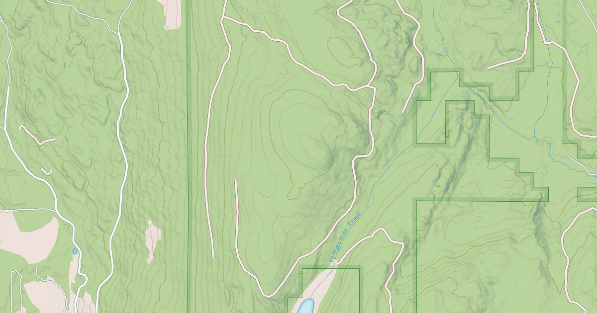 Map preview of TEMPLEMAN LAKE