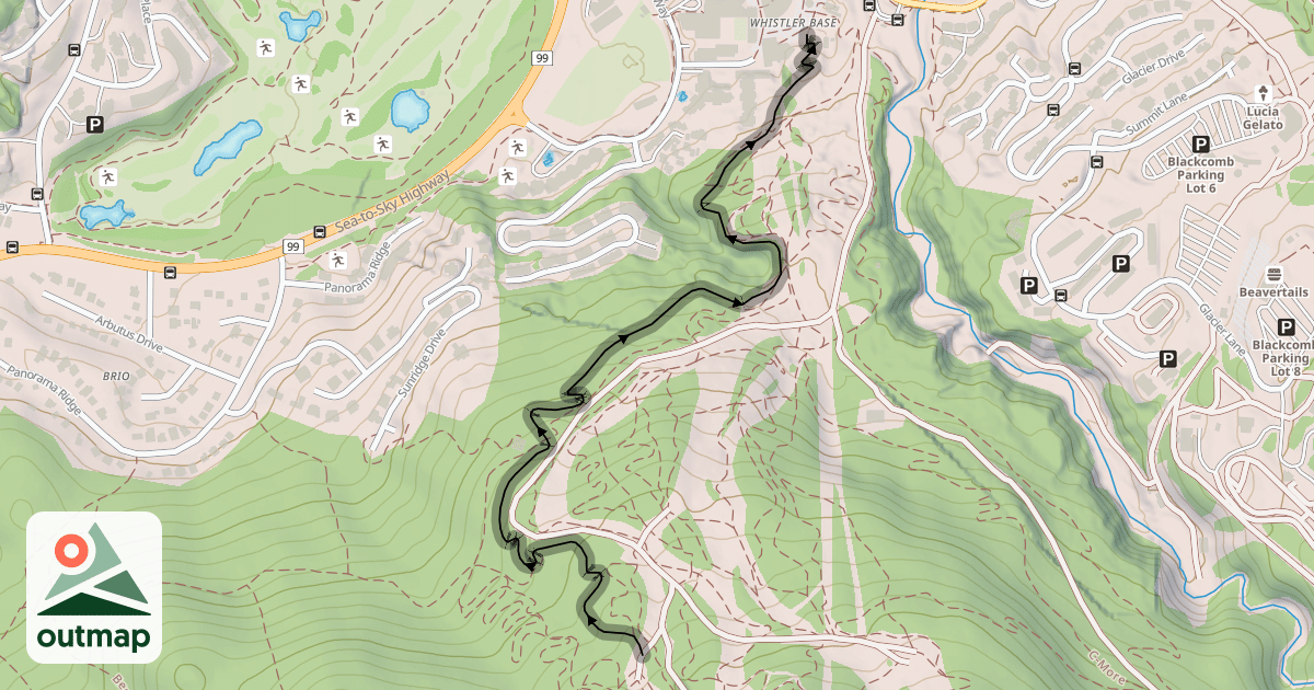 Map of Lower A-Line