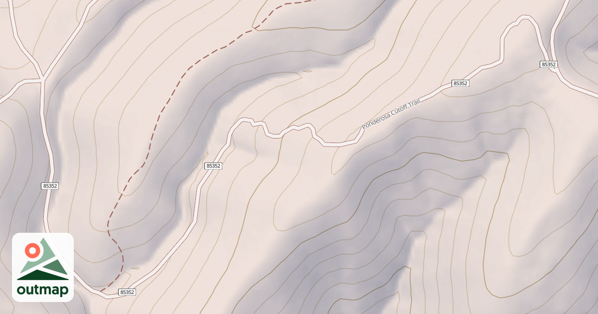 Map of PONDEROSA CUTOFF
