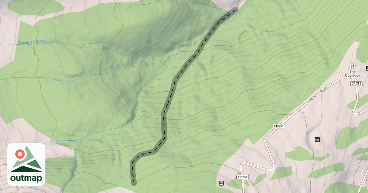 Map of Twin Chutes