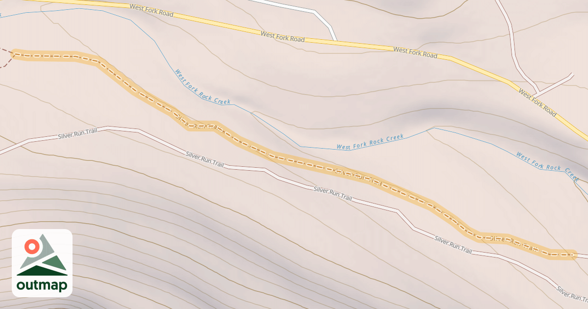 Map of Silver Run Trail