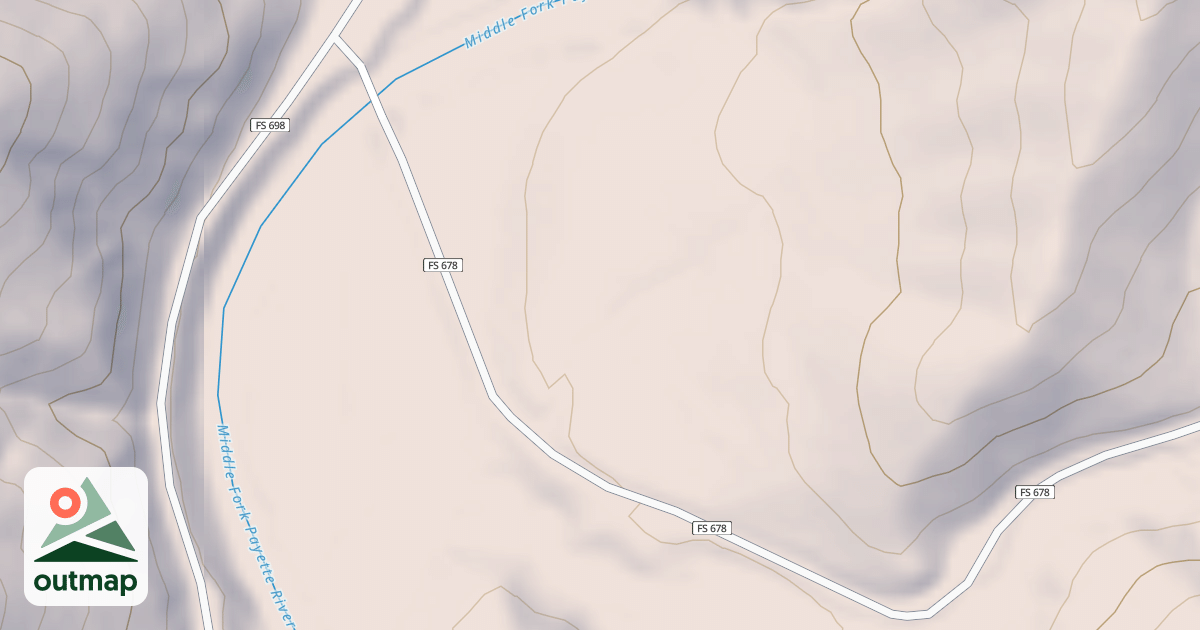 Map of BRIDGE CREEK