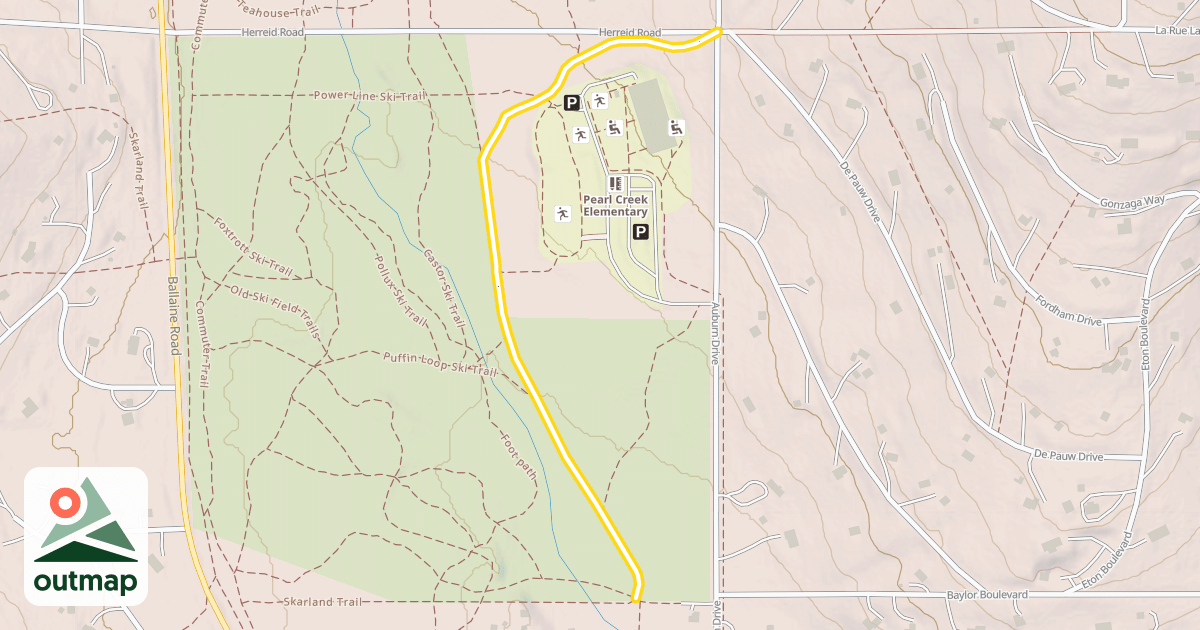 Map of Skarland Trail