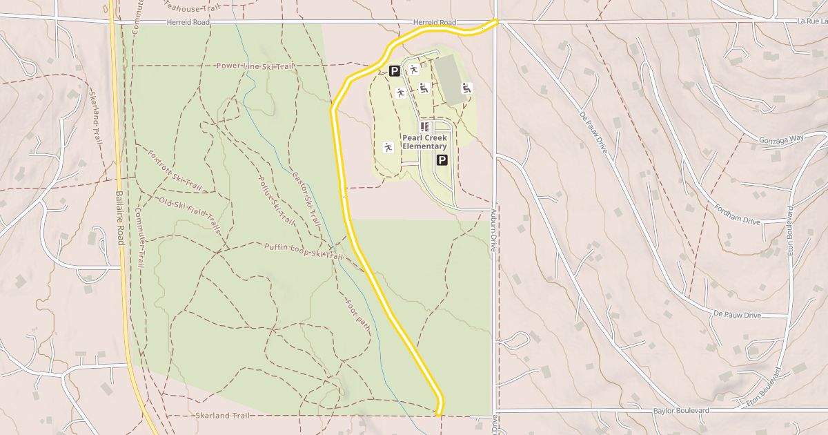Map preview of Skarland Trail