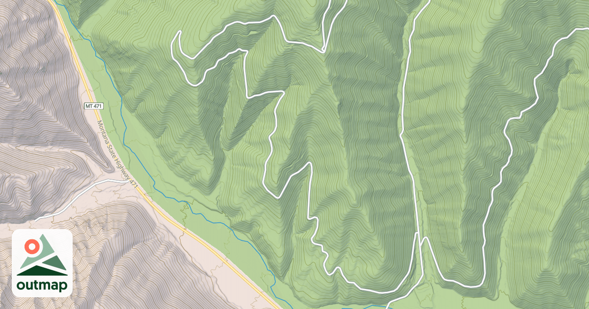 Map of ANTIMONY CREEK