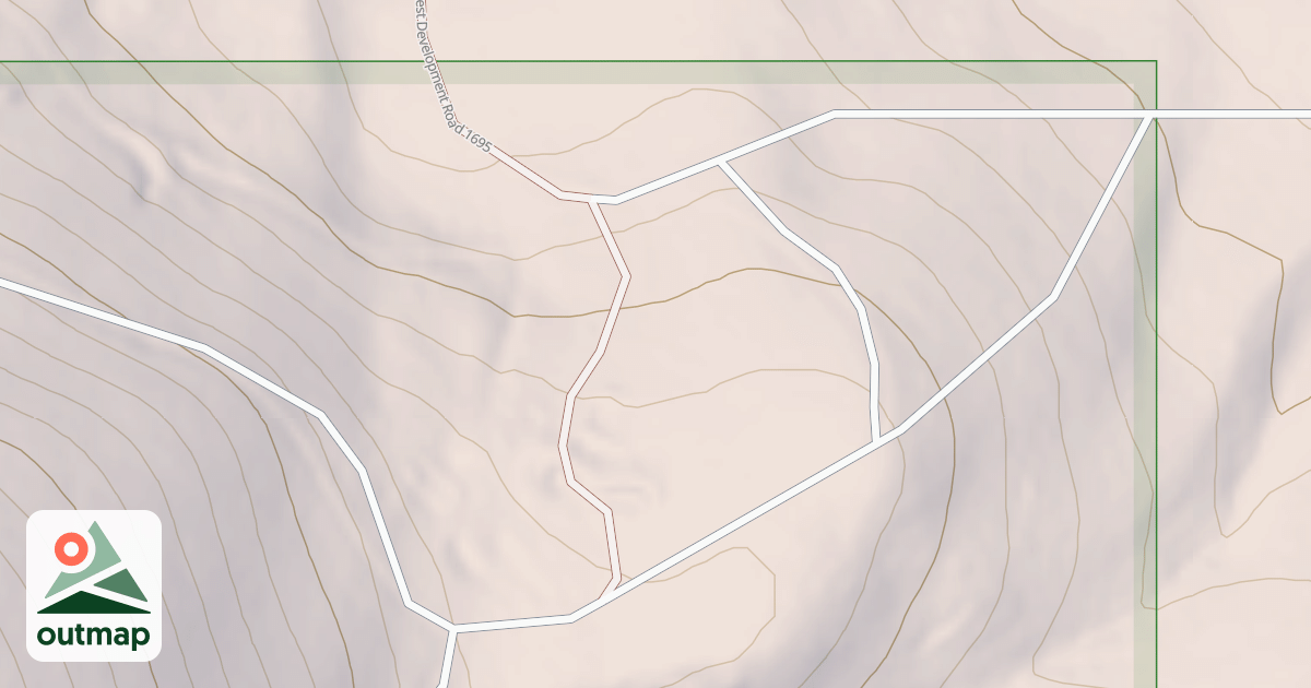 Map of USFS National Forest System Roads {2BA4C303-265A-434C-A819-9B678B4C4EEB}