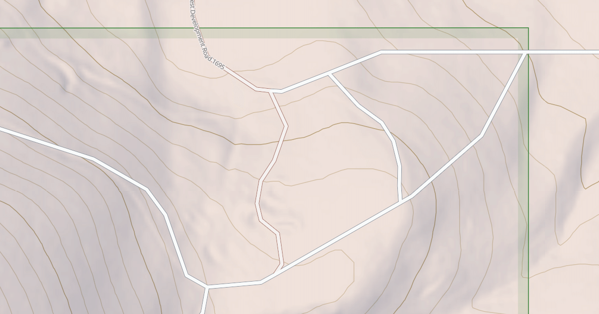 Map preview of USFS National Forest System Roads {2BA4C303-265A-434C-A819-9B678B4C4EEB}