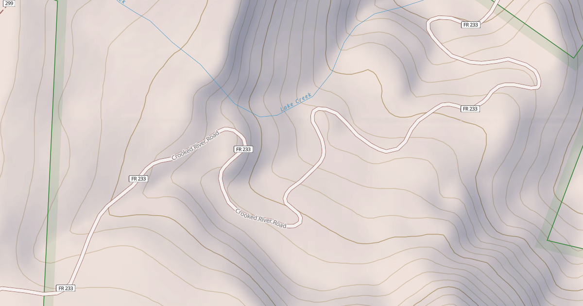 Map preview of CROOKED RIVER